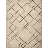 Nazmiyal Collection Modern Minimalist Geometric Area Rug