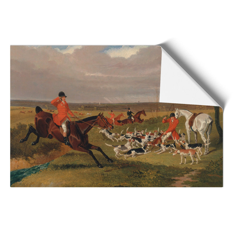 The Suffolk Hunt by John Frederick Herring - Frameless Print, 30cm H x 42cm W x 0.1cm D
