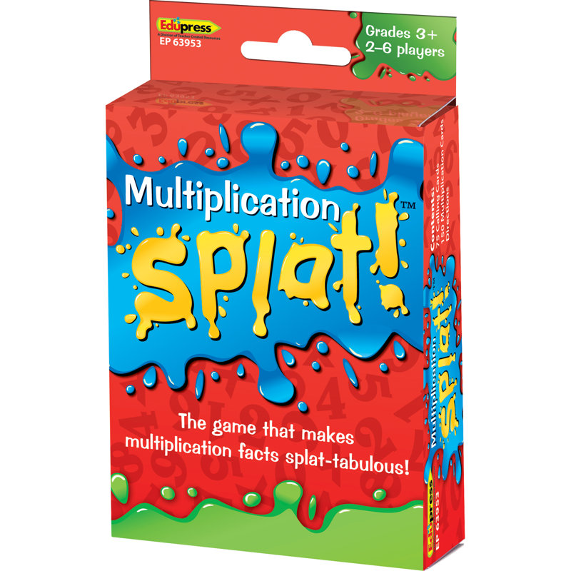 Jeu de cartes Multiplication Splat