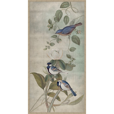 Hummingbird Dances 4 Painting by Lillian August