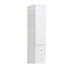 Grande bibliothèque moderne, armoire de rangement H 70,87 po avec tablette à 4 niveaux et 3 tiroirs latéraux-693877409