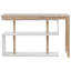 Amberboi L-Shaped Solid Wood Top Writing Desk