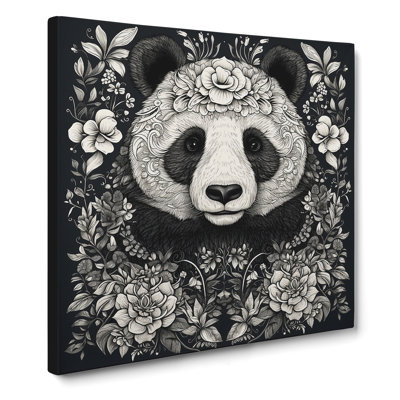 Panda Ornamental - Wrapped Canvas