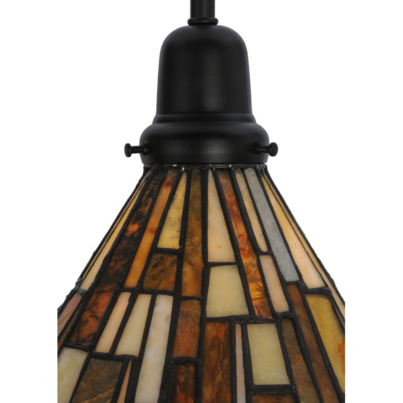 Meyda Tiffany & Stained Glass 1 - Light Mahogany Bronze Single Pendant