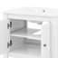 Meuble-lavabo 24 po avec lavabo, meuble-lavabo simple avec portes et tablette ouverte, petit meuble-lavabo avec lavabo-114229536