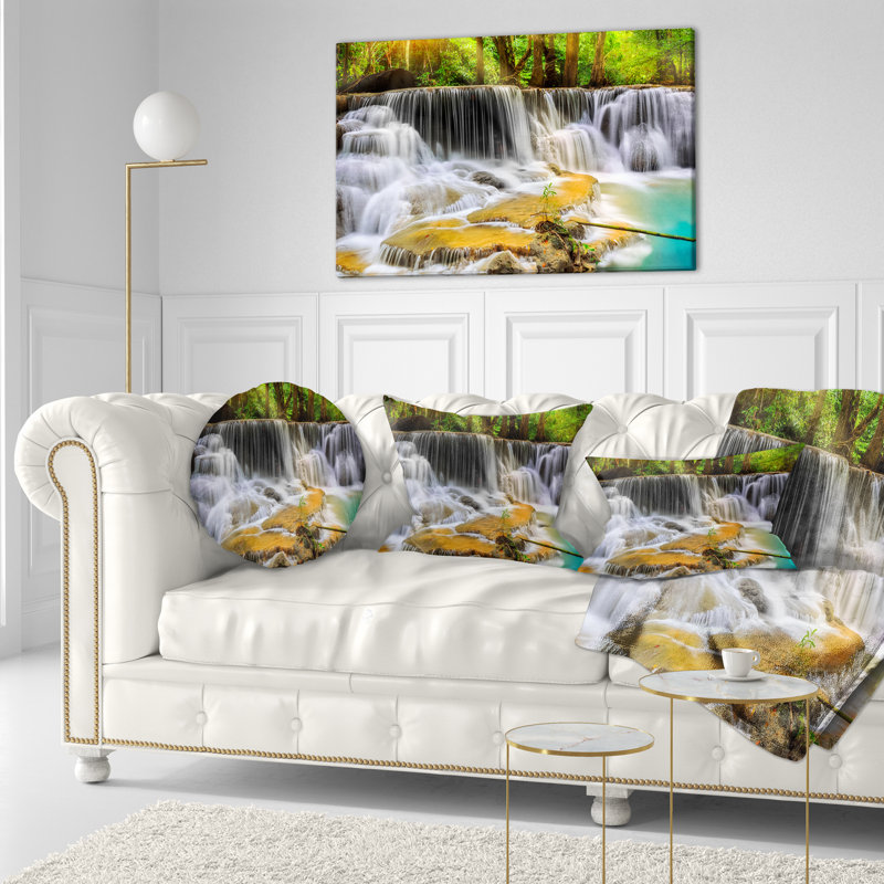 Coussin lombaire imprimé large imprimé Erawan