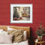 «Vintage Christmas Tree Hearth», reproduction encadrée sous verre, design par Arlington Prints-357673914-357673913