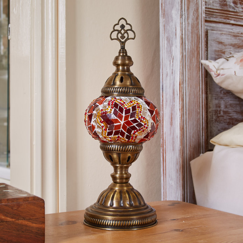 Karlie Metal Lighting Lamp, Red/Orange