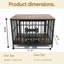 Cage à chien en bois