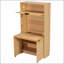 Garde-manger compact, buffet de 69 po de hauteur avec huche et poste de travail pliable, armoire de rangement multifonctionnelle avec tablette réglable et prise de courant-131655873