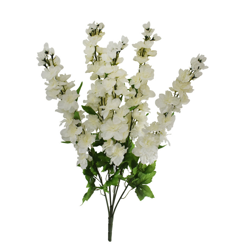 Buisson Delphinium 26 po x 5, Crème, crème