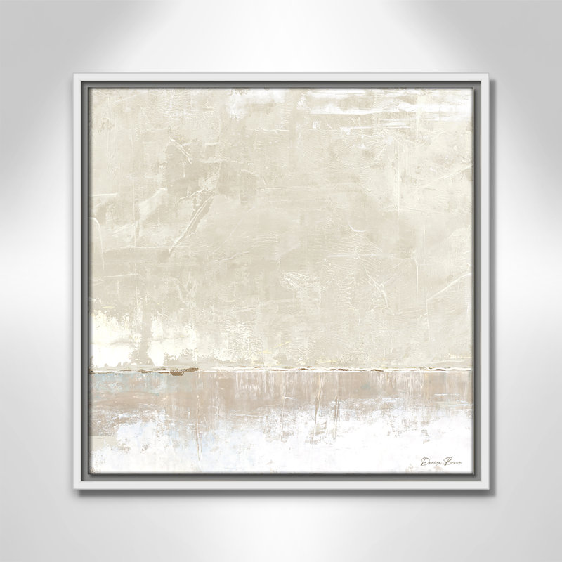 Delevan Better Days - reproduction de cadre flottant sur toile, H 17,5 po x l 17,5 po, Blanc