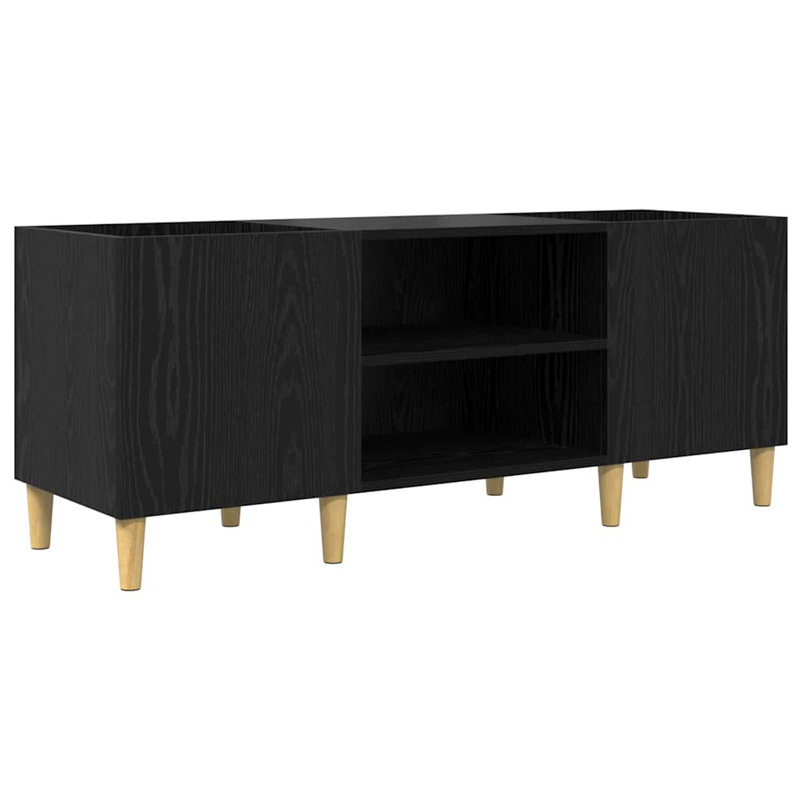48cm H Accent Cabinet, Black Oak