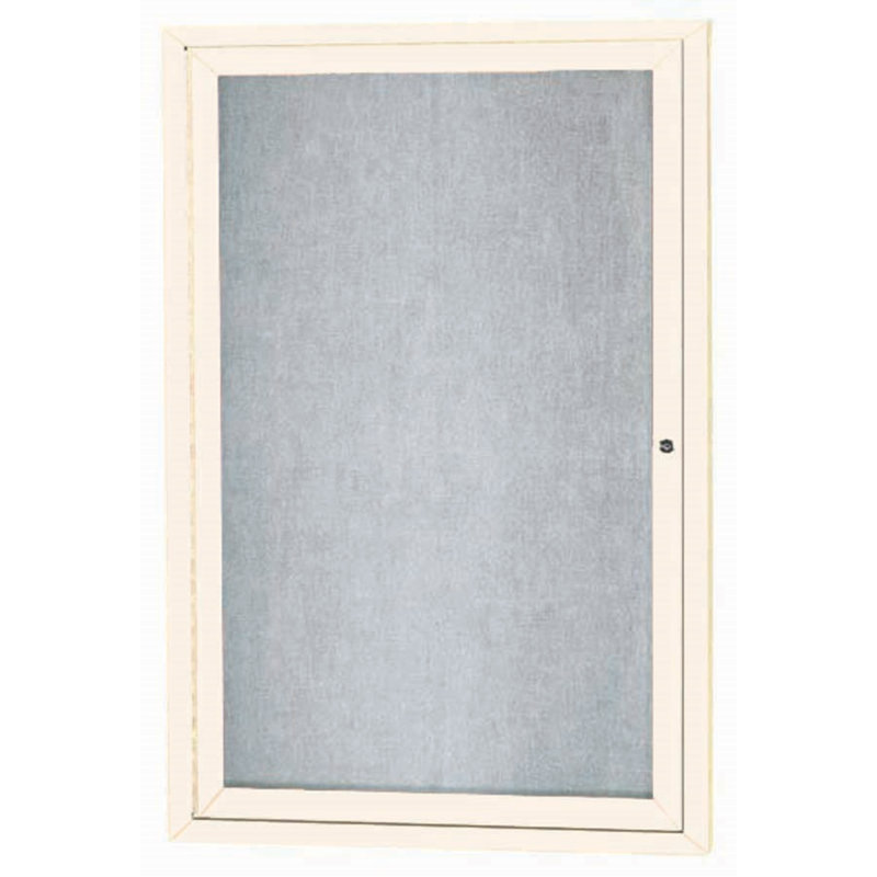 Tableau d'affichage mural extérieur pour l'extérieur, Ivoire, Un, H 36 po x l 24 po