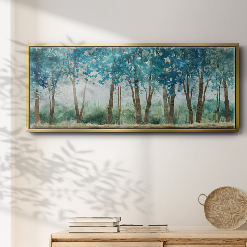 Sunwashed Grove- Framed Canvas, 24" H x 60" W