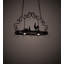 Poulet Metal Handcrafted Oval Hanging Pot Rack