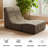 Armless Bean Bag Chair & Lounger Fireside Chair, Mid Century Foam Chair-24041536