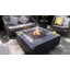 Brooklyn 40" W x 17" H Square Travertine Outdoor Fire Pit Table with Lava Rocks & Cover-1321480412-1325239332