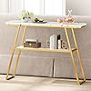 Console Table With Open Shelf, Narrow Entry Table Hallway Table Sofa Side Table With Storage Shelves For Living Room, Entryway