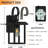Dusk To Dawn Outdoor Wall Light – Dual Color Temperature (3000k/5000k), Photocell Sensor, Ip54 Waterproof Metal & Glass Exterior Sconce For Porch, Garage, Patio