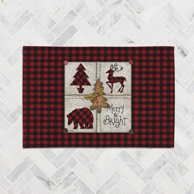 Tapis en chenille Merry and Bright