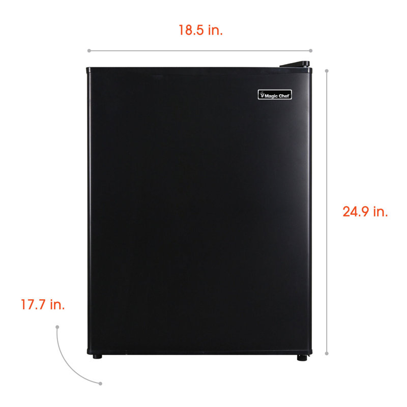 Magic Chef 2.4 Cubic Feet Freestanding Mini Fridge