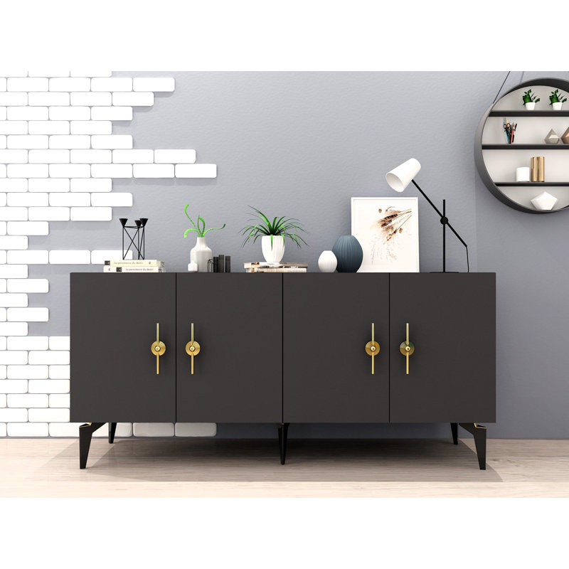Olivia 150cm Console Table, Grey