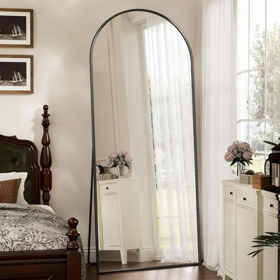 Full Length Mirror, 71"X28" Floor Mirror, Oversized Floor Standing Mirror Freestanding Full Body Mirrors With Stand For Bedroom, Hanging Mounted Mirro
