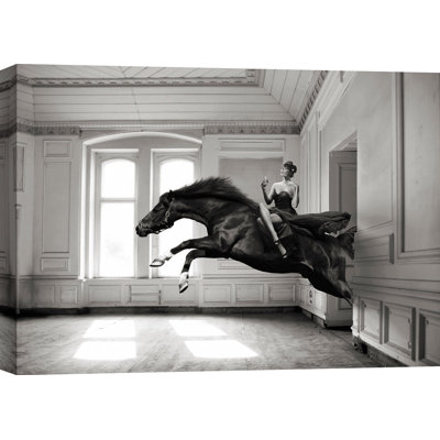 3AP5616 Aperitif (BW) by Julian Lauren - Wrapped Canvas Art Prints