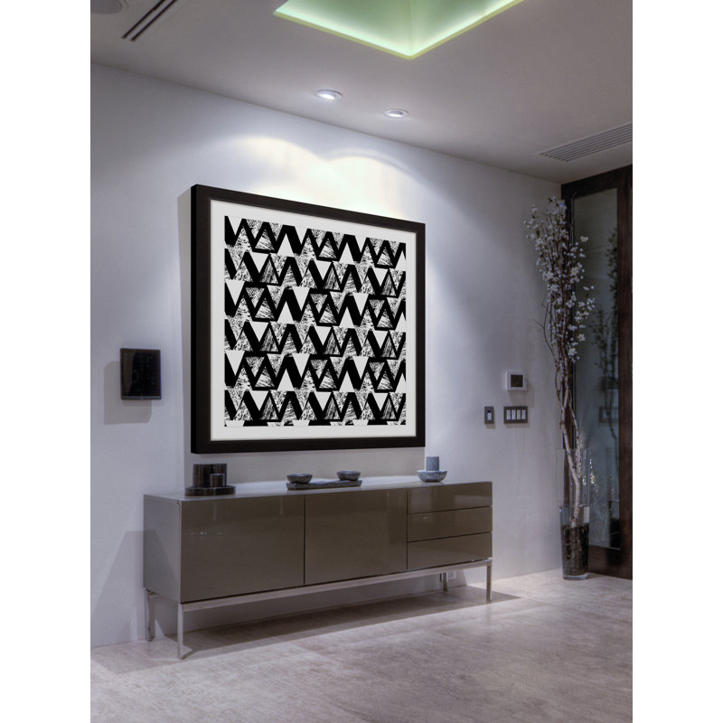 Single Picture Frame Print, 51 x 51cm, Black