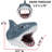 Jaws 2-Piece Aquarium Ornament Bundle