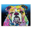 « the bulldog »-reproduction sur toile tendue-17733696