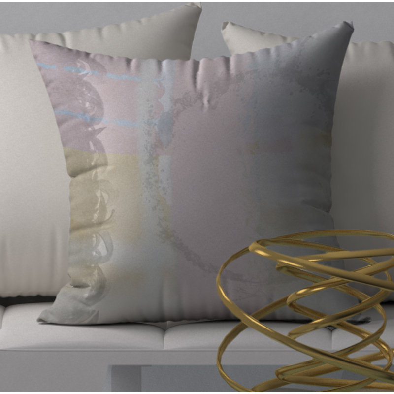 Profitez d’une housse de coussin décorative carrée et d’une bourre, 24" X 24"