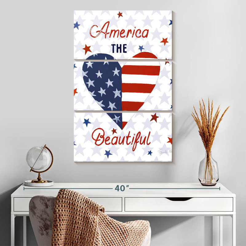 Lelend America The Beautiful II, H 32 po x l 20 po