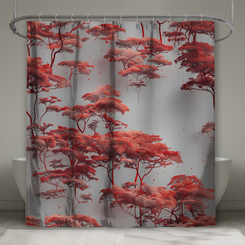 Rideaux de douche Red Canopy Trees, 70 po L x 93 po H