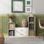 Bibliothèque de rangement en bois à 2 tiroirs Breayla H 15,7 "-713895833