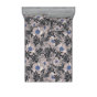 Gris anthracite pâle / motif floral gris