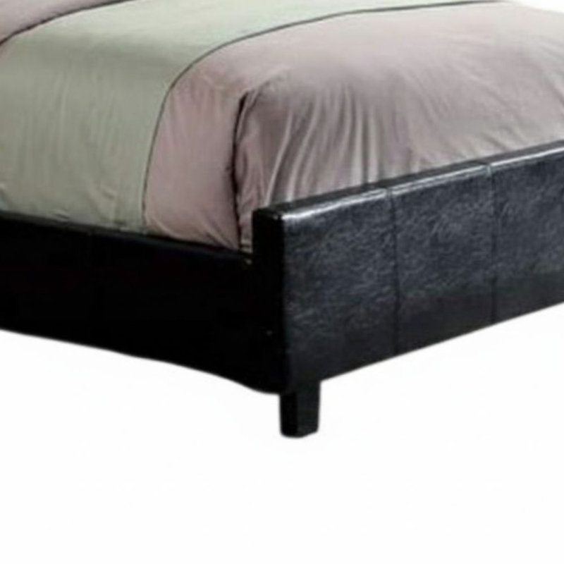 Laurel Black Wood Frame Queen Platform Bed
