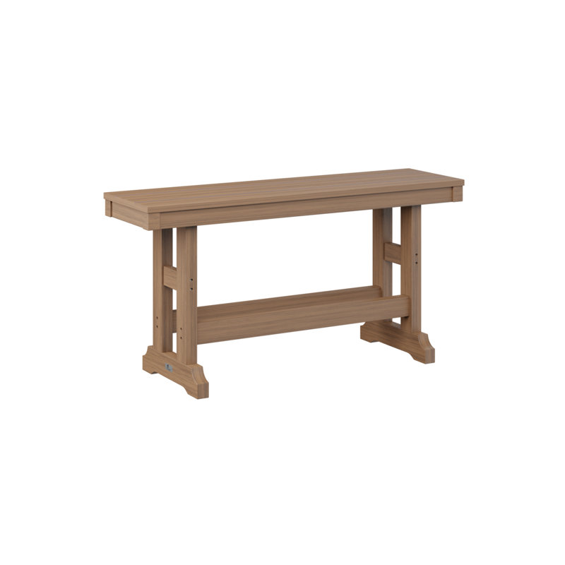 Banc de jardin d'extérieur Garden Classic, H 18 po x l 44 po x P 12,5 po, Acajou antique