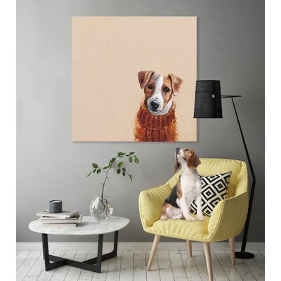 Best Friend - Jack Russell Sweater Weather by Cathy Walters - Wrapped Canvas Print -  Red Barrel StudioÂ®, 52E102877D904307BE153ACFAD7E5347