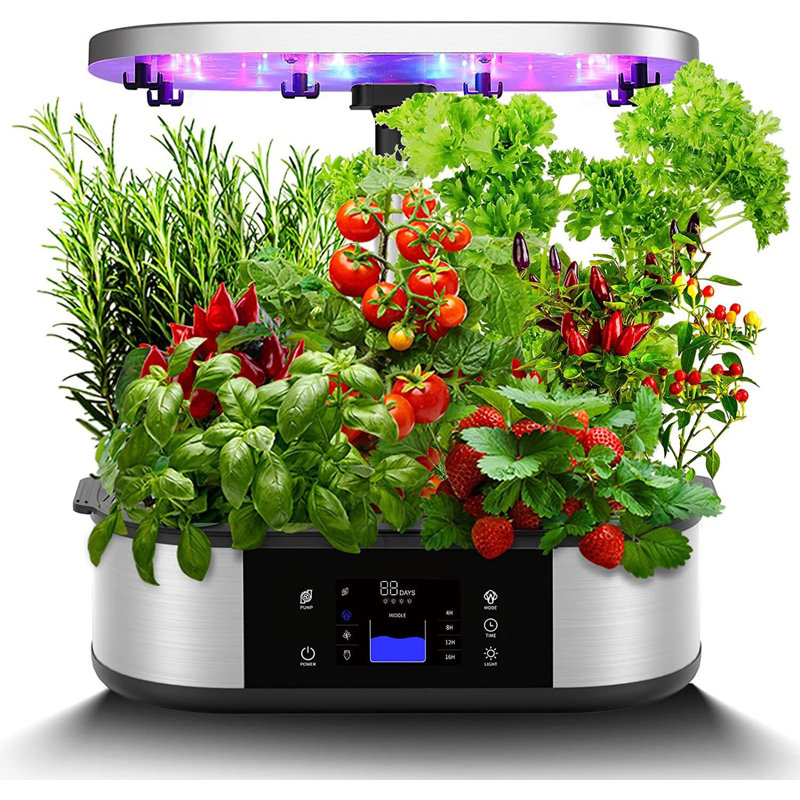 Système de culture hydroponique pour jardin intérieur 12 gousses