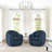 Bukov Upholstered Swivel Barrel Chair(Set Of 2)-2121050309