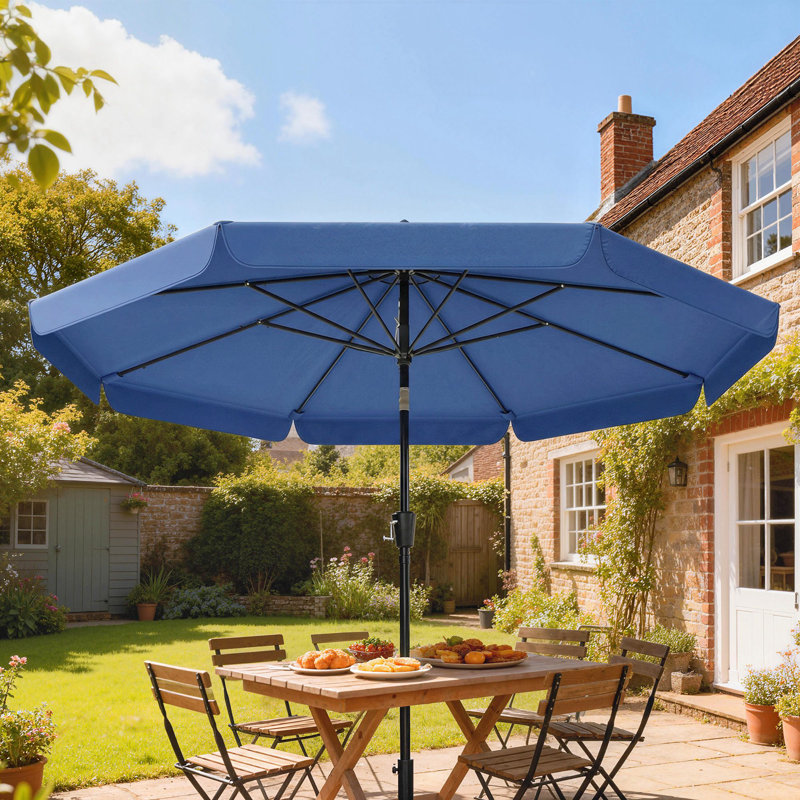 295cm Market Parasol, Blue