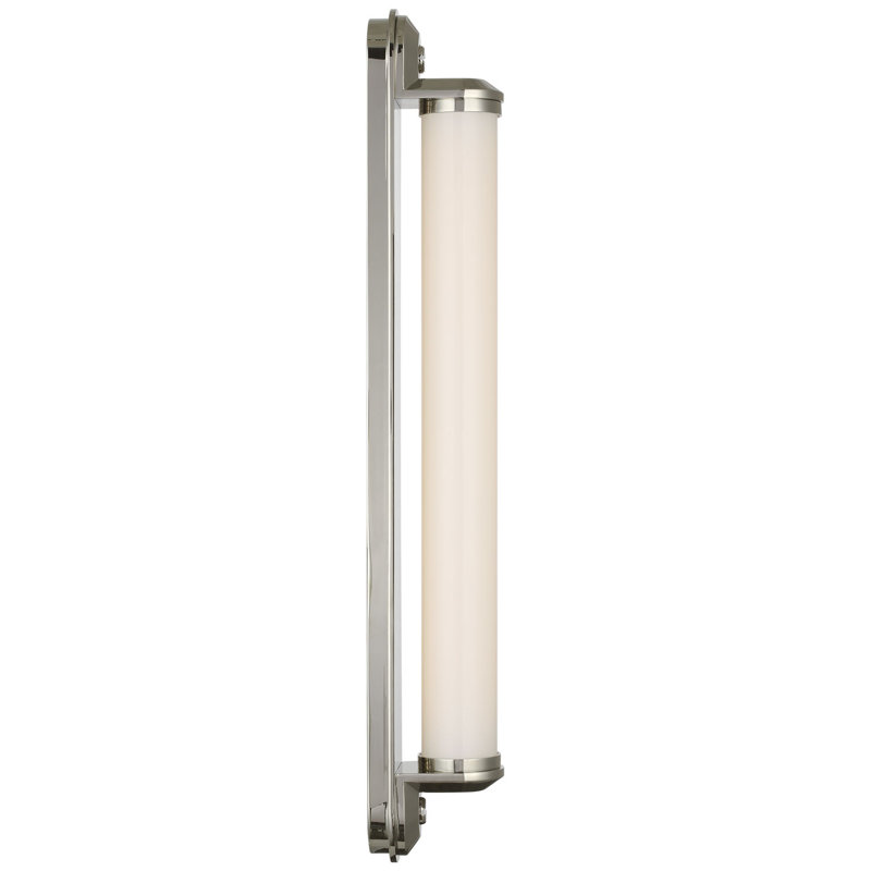 Ralph Lauren Belgrave 32" Linear Bath Light, 24" H x 3" W x 3.75" D, Polished Nickel, 1600 W