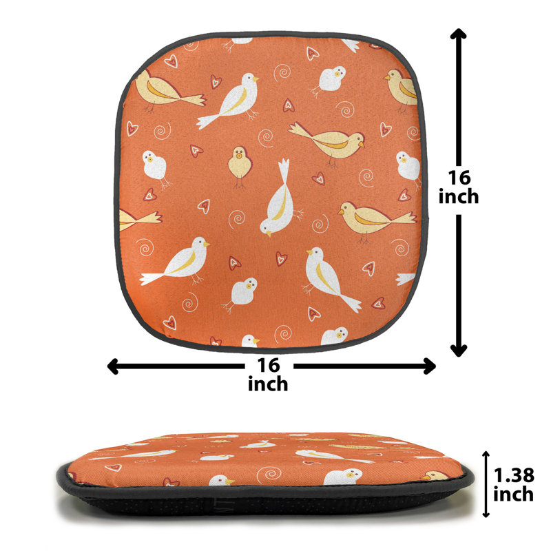 Outdoor 1.38'' Dining Chair Seat Cushion