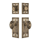 Nostalgic Warehouse Craftsman Entry Set with Victorian Knob