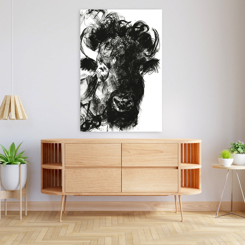 Harrison, art contemporain Buffalo, H 48 po x l 32 po