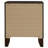 Anza Walnut 2-drawer Nightstand Bedside Table
