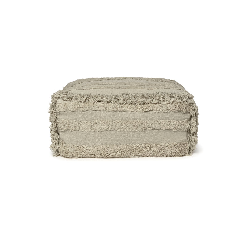 Exclusive Online Square Pouf, Green
