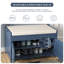 Banc de rangement de 28 po de largeur avec dessus rabattable Mira-376902797
